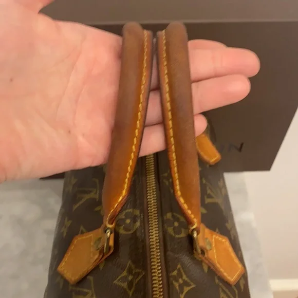 ❌SOLD❌ AUTHENTIC Louis Vuitton LV Monogram Canvas Speedy 25 Handbag Bag Vintage - Picture 9 of 16